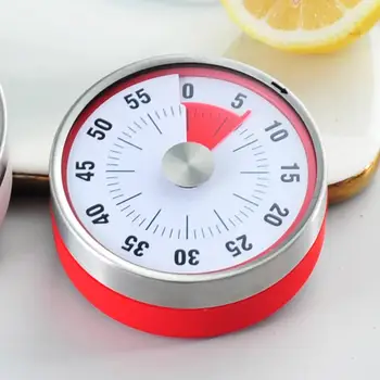 Alarme Timer Grande Projeto de Discagem de Temporização de Aço Inoxidável Ímã Cozinhar Timer para a Cozinha de Casa Gadgets de Cozinha Ferramenta