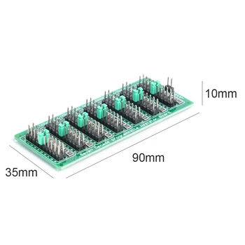 7 Década Resistor de Placa 1R-9999999R Passo Precisão 1R 1% 1/2 Watt Módulo de 200V Programável Ajustável SMD Módulo