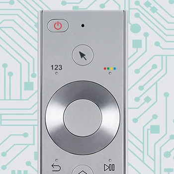 Smart Controle Remoto para TV Samsung Air Mouse 2,4 G+ Controle Remoto Infravermelho Built-in Giroscópio