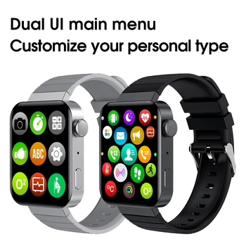 Smart Watch Android Homens 2021 IP68 Smartwatch Mulheres 2021 ECG Smart Watch por Telefone com Android, Iphone IOS Xiaomi