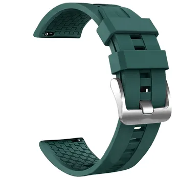 Pulseira de Silicone Para Huawei Assistir GT2 46mm Pulseira de relógio feita de Gel de silicone pulseira de montre Correa de reloj pasek fazer zegarka