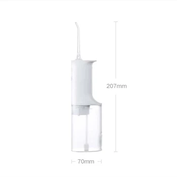 Xiaomi Mijia Eléctrica Oral Irrigador de Água Flosser 200ml Capacidade IPX7 d'Água Palito Dental Care 4 Nível de equipamento