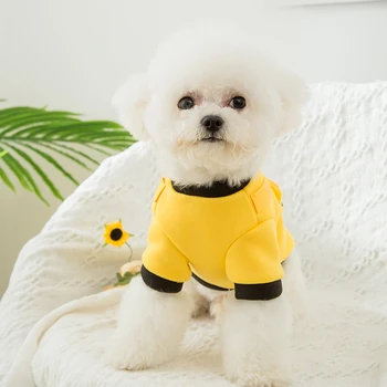 Cartoon Cachorro Veste Camisa de Verão, Roupas Pet para Pequenos Cães Chihuahua, Yorkshire, Maltês Camisas de Cães de Estimação, Roupas Gato Roupa