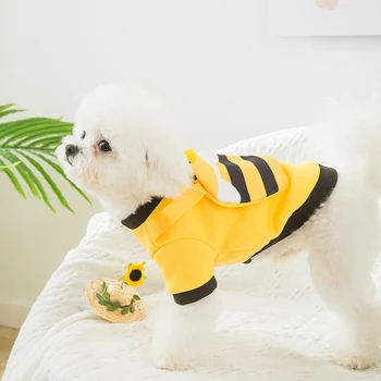 Cartoon Cachorro Veste Camisa de Verão, Roupas Pet para Pequenos Cães Chihuahua, Yorkshire, Maltês Camisas de Cães de Estimação, Roupas Gato Roupa