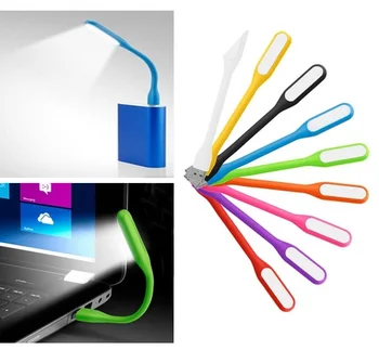 Oo 5Color Mini Flexível e Dobrável Luz USB PC Notebook Laptop Portátil Dobrável Lâmpada LED Macio, Brilhante Luz do Livro Dropshipping