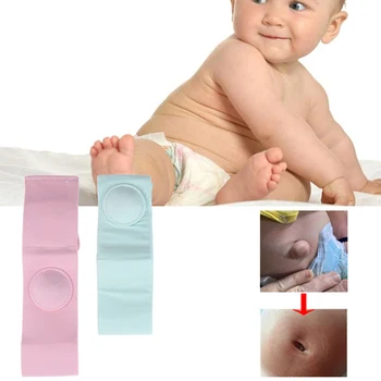 Elástico de Algodão, Alça Para 0-1 Anos de Idade do Bebê Filhos Infantil de Crianças de Hérnia Umbilical Tratamento de Terapia de Correia Respirável Saco 2pcs