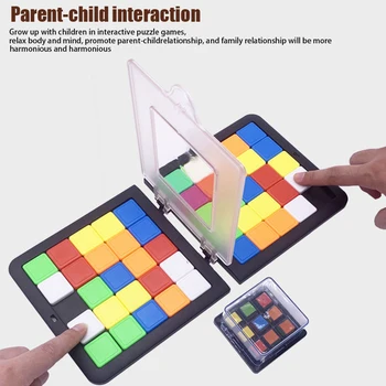 Batalha De Dois Jogadores Montessori Quebra-Cabeça Da Família De Jogos De Brinquedos Educativos Para Crianças-Crianças Slide De Mão Jogo De Inteligência De Resposta Rápida