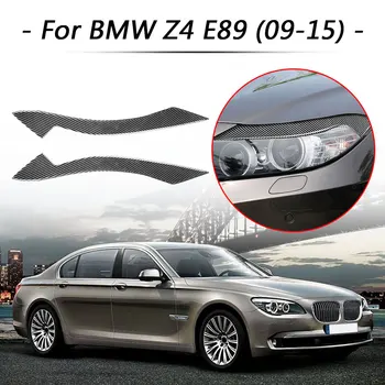 1 Par Personalizado Carro de Exteriores de Adesivos Farol de Substituição Pálpebras Guarnição Decorativos, Adesivos para BMW E89 Z4 2009-