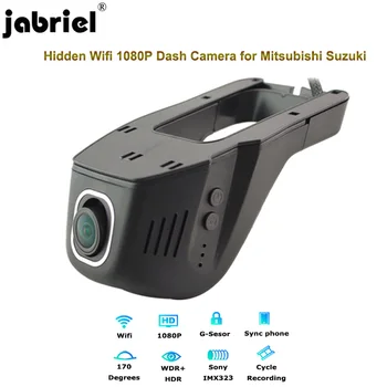Jabriel 1080P carro dvr traço cam 24 horas, gravador de vídeo da Câmera traseira mitsubishi lancer outlander asx suzuki swift jimny vitara