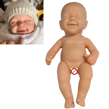 DIY Reborn Baby Doll Molde de abril sem pintura Inacabada em Branco Vinil Kit Para Crianças Brinquedo Artesanal Atacado 20 Cm ou 12 Polegadas