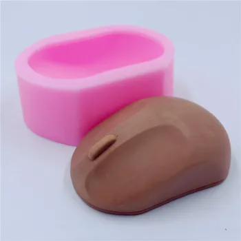 Design de Mouse Sabão Moldes de Silicone 3D de Moldes para a fabricação de Sabão de Decoração do Bolo de Cera Perfumada do Molde