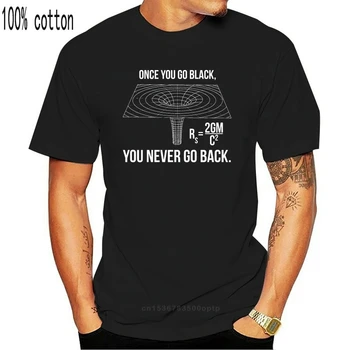 Novidade Masculino Stephen Hawking Buraco Negro T-Shirt Da Marca Makebaochi T-Shirt