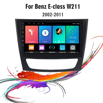 Eastereggs 2Din Android Para o Benz classe E W211 E200 E220 E300 (european portuguese) E350 E280 CLS CLASSE W219 2002-2010 WIFI GPS de Navegação FM BT Estéreo