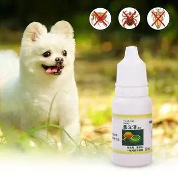 8ml Cão, Gato de Pulgas e Carrapatos Killer Anti-pulgas Inseticida Spray de Piolhos Removedor de Insetos