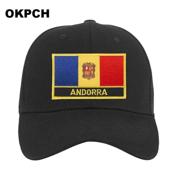 Andorra Bandeira Boné de Beisebol de Homens/Mulher Tático do Exército de Algodão, Chapéu Militar NOS Unisex Hip Hop Chapéu de Desporto Golfe Bonés Chapéus de Exterior