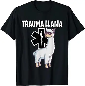 Engraçado Trauma Lhama EMT Medic EMS Paramédico Presente T-Shirt. Verão do Algodão de Manga Curta-O-Pescoço Mens T-Shirt Nova S-3XL