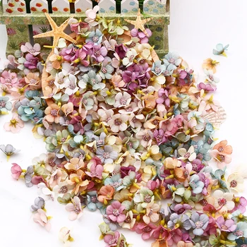 Pequena Margarida Flor na Cabeça Falso Planta de Simulação Decorações com Flores Artificiais DIY Coroa de Materiais de Dia dos Namorados Presentes Artesanais
