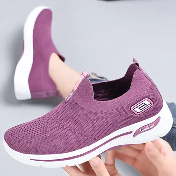 Sapatos femininos primavera 2021 novos sapatos femininos moda coreana sapatos casuais respirável, leve sapatos de desporto mulheres tênis mulheres