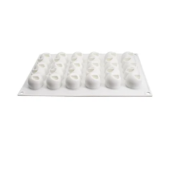 3D de Moldes de Silicone Cupcake Muffin de Cozimento Bola Esfera Pudim Bolo de Sabão Padaria do Molde do Bolo de Forma DIY de Pastelaria, Panificação Acessórios