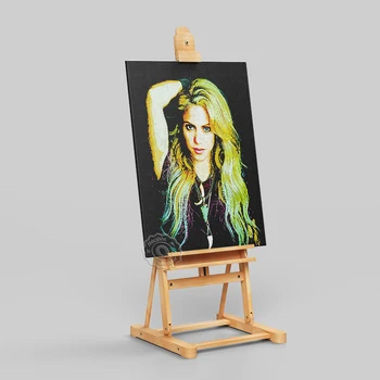 A Colombiana Shakira Cantora Cartaz, A Estrela Da Música Cópias Da Arte, Cabelos Longos, Elegantes Deusa Pintura De Retrato, Fãs De Shakira Recolher Presente
