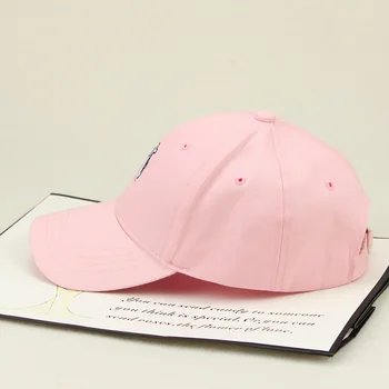 Cor-de-rosa Chapéu Homens Mulheres Boné de Beisebol de HipHop Curva Snapback Amor Dedo Gesto Ajustável Boné de Beisebol 2021 chapéu de verão