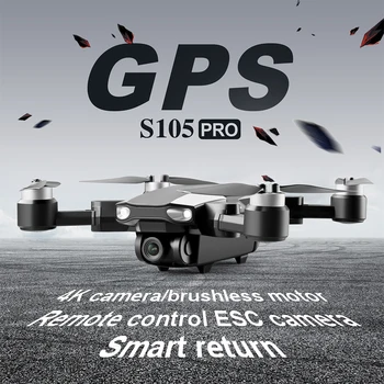 MuToLi S105 drone GPS 5G wi-Fi 6K HD, Câmera Dupla Motor Brushless Fpv Drone Rc 1.2 km de Distância de Vôo De 30 Min Dron Rc Quadcopter