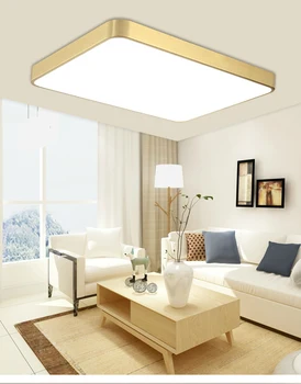 Teto do DIODO emissor de luz moderno da luz de placa de sala de estar praça lâmpada do quarto cozinha sala de superfície de instalação