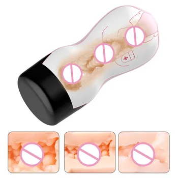 LMR 3D Artificial Masturbação Buceta Copa Realista Anal Vagina Masturbadores Masculinos de Silicone Brinquedos Sexuais para Homens Adultos Íntimo Bens