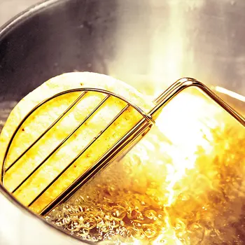 Taco novo Shell Maker Prima Tortilla Frigideira Pinças de Aço revestido com Ferramentas de Cozinha, com cabo de Borracha