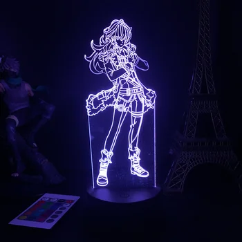 3D RGB Luces Genshin Impacto Gamer Figura Sala de Jogos Instalação Quarto Decoração da Luz, Decoração Adolescente Figuras de Meninos Luminaria Dom Crianças