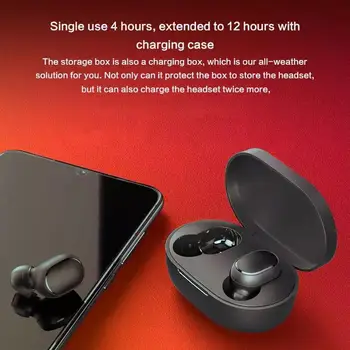 Xiaomi Redmi AirDots 2 sem Fio Bluetooth Fone de ouvido 5.0 TWS Fones de ouvido sem Fio para a Esquerda Direita Baixo Gal Modo Estéreo Auto Link Fone de ouvido