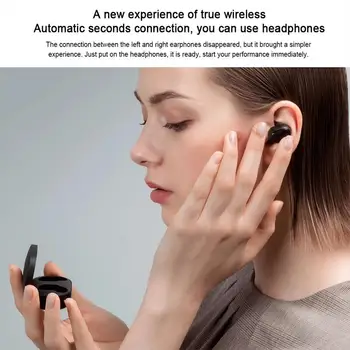 Xiaomi Redmi AirDots 2 sem Fio Bluetooth Fone de ouvido 5.0 TWS Fones de ouvido sem Fio para a Esquerda Direita Baixo Gal Modo Estéreo Auto Link Fone de ouvido