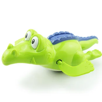 Cartoon Vento Brinquedos Hipopótamo Crocodilo para Crianças, um Relógio de Brinquedo Natação Tartarugas Jogar Água de Brinquedos para as Crianças Banho de Piscina Animais