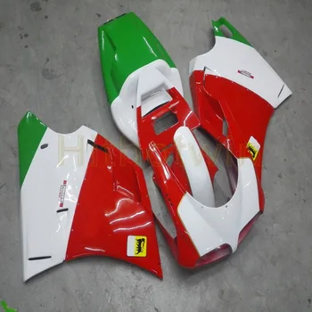 Parafusos+Personalizado vermelho branco verde de Moto artigo para 748 916 996 1996 1997 1998 1999 2000 2001 2002 ABS na Carenagem kit M2