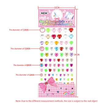 Strass Cristal Coração Adesivos Estilo de Decalque Auto-adesivo de Brinquedos para Crianças de Telefone Celular Adesivo de Notebook Decoração Única