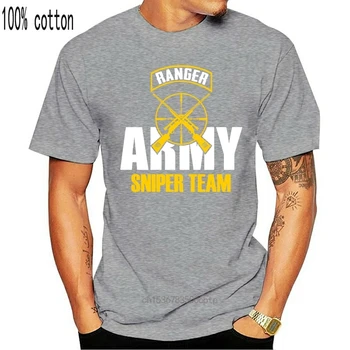 Sniper Team Exército T-Shirt De Malha Roupas De Fitness Vintage Mens Moda Personalizada, Camiseta Da Venda Quente De Primavera, Do Outono De Novo E Elegante Chegada
