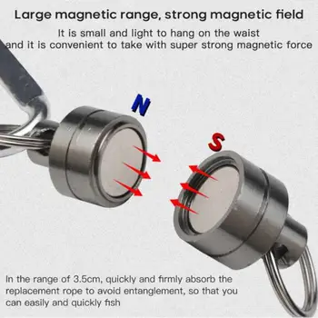 Anti-perda de Corda 1pc Multifunções Fechos Magnéticos Magnéticos Montanhismo Fivela CHAVE de CADEIA Exterior Pesca Montanhismo