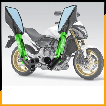 Universal Motocicleta espelho CNC lado de visão Traseira Para HONDA CB600F/CB650F CB900 CB599 CB600 Hornet