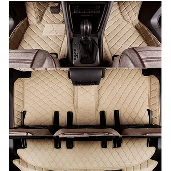 Especiais personalizados carro tapetes para Nissan Pathfinder R52 7 lugares 2019-2013 impermeável durável carro, tapetes, carpetes