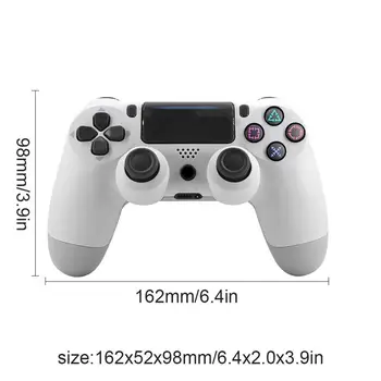 Controlador de jogo sem Fio Portátil ABS, Console de jogos Gamepad Acessório para PS4 Pro Jogo JoyStick