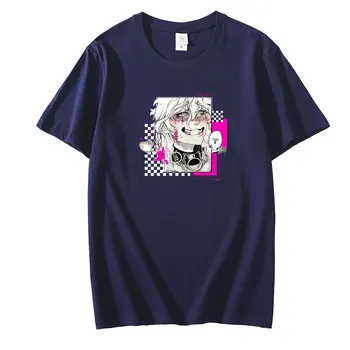 Danganronpa T-Shirt de Verão Dangan Ronpa Y2k de manga Curta T-shirt Casual Komaeda Nagito Cosplay Tshirt Tops Tees Anime Tops