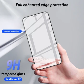 Vidro de proteção para o Iphone 12 11 Pro Max Protetor de Tela para o Iphone 12 Pro Vidro Mini-12 de Vidro Temperado Completo Capa Frente Filme