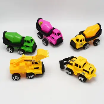 Carro De Brinquedo De Plástico Fundido De Engenharia Para A Construção Do Veículo Trator Rolo Caminhão De Cimento Tanque Do Carro Meninos Crianças Brinquedos De Presente De Aniversário