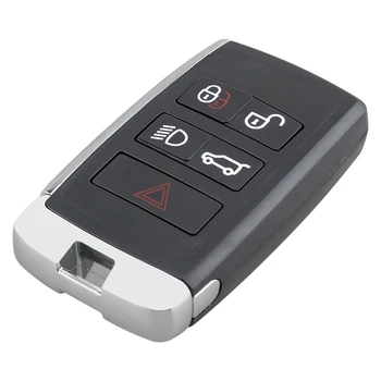 NOVO-Carro Smart Remote Chave de 5 Botão de Chave Shell Caso de Ajuste para o Jaguar F-Ritmo do Tipo F XE XF, XJ