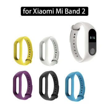 Para Mi Band 2 Pulseira Pulseira Smart Watch Acessórios Para Miband Substituição De Silicone Wriststrap De Pulso Esperto Para Xiaomi Mi Band 2