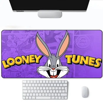 Dos desenhos animados de Bugs Bunny do Mouse Pad acessórios de jogos de velocidade mini pc Gamer secretária Esteira do Teclado do Portátil Tabela tapis souris mousepad 90x40