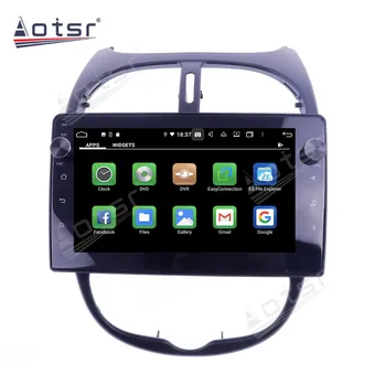 Android Multimídia Player Para Peugeot 206 2000 2001 - 2016 auto-Rádio de Navegação Vídeo Estéreo Tela do GPS Não 2Din DVD Chefe da Unidade de HD