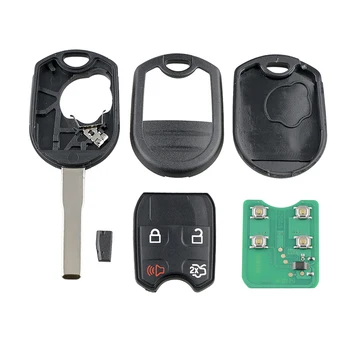 4 Botões Smart Remote Chave do Carro Fob para o Ford Escape Fiesta Focus Transit Connect C-Max a Ford Chave 315Mhz 4D63 Chip