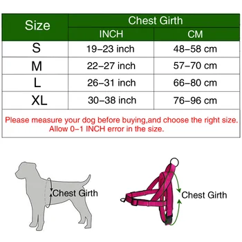 Harness Dog Fácil de ligar e Desligar Ajustável Médio Cães de Grande porte,Reflexiva sem Puxar Colete de Treinamento para Cães de estimação, andando de chicote