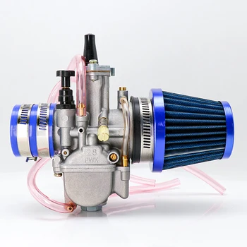 ALCON-PWK Carburador + Adaptador + Filtro de Ar de Um Conjunto De 4T Curso 50cc-250cc Moto 21 24 26 28 30 32 34 mm